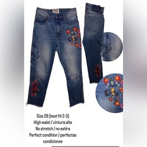 Revocar Denim Freebird Embroidered